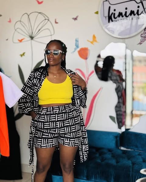 Ankara Shorts Set