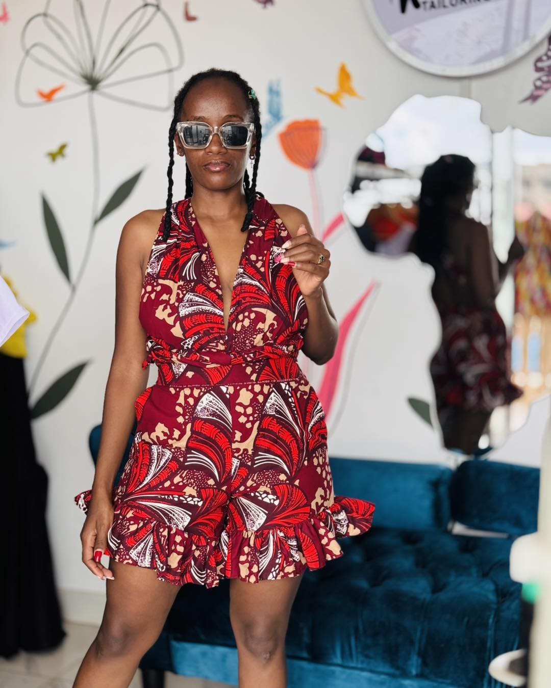 Ruffed Infinity Romper