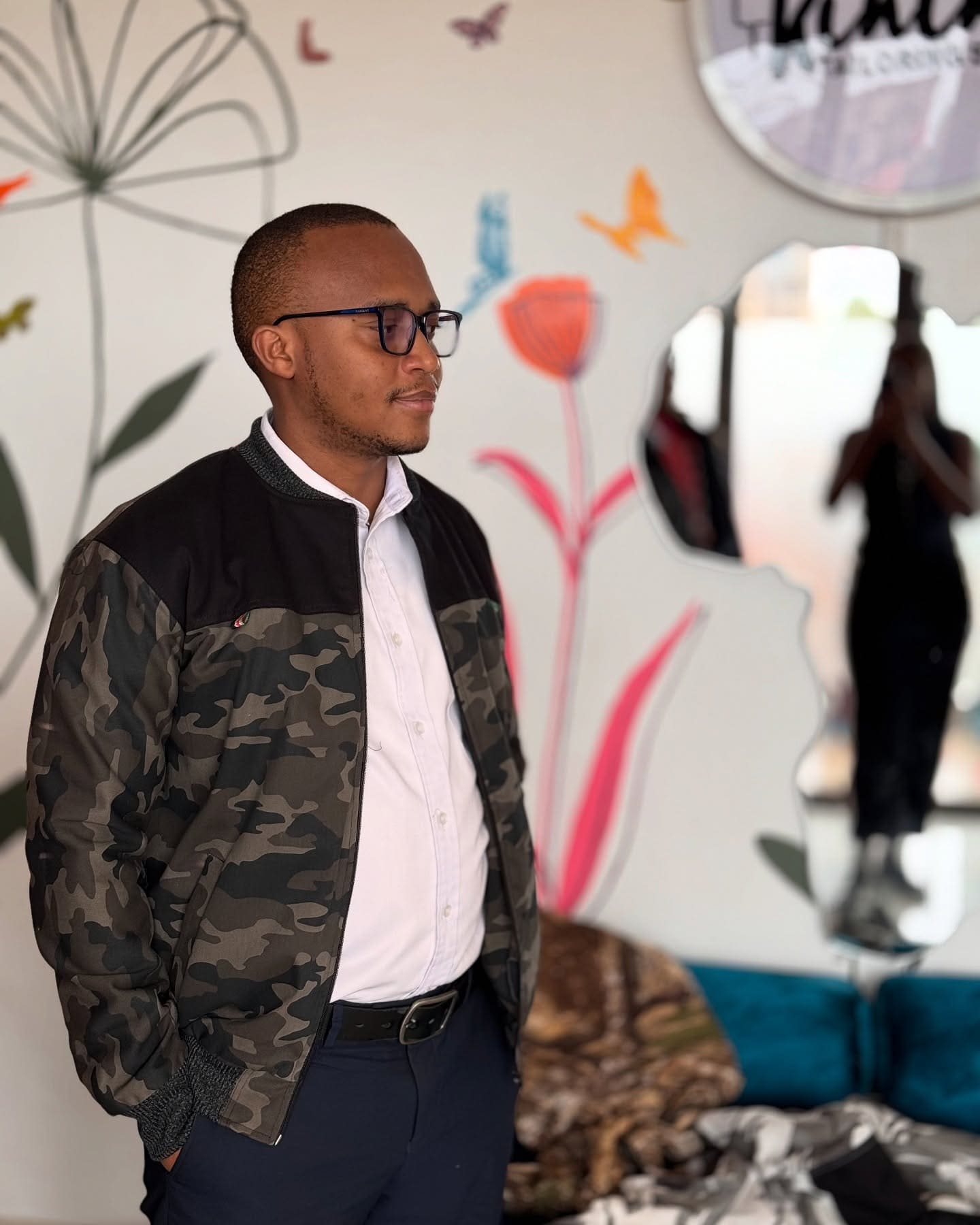 Unisex Camo print Bomber Jacket